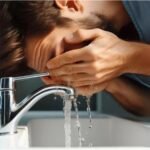 Do you wash your eyes with tap water in morning